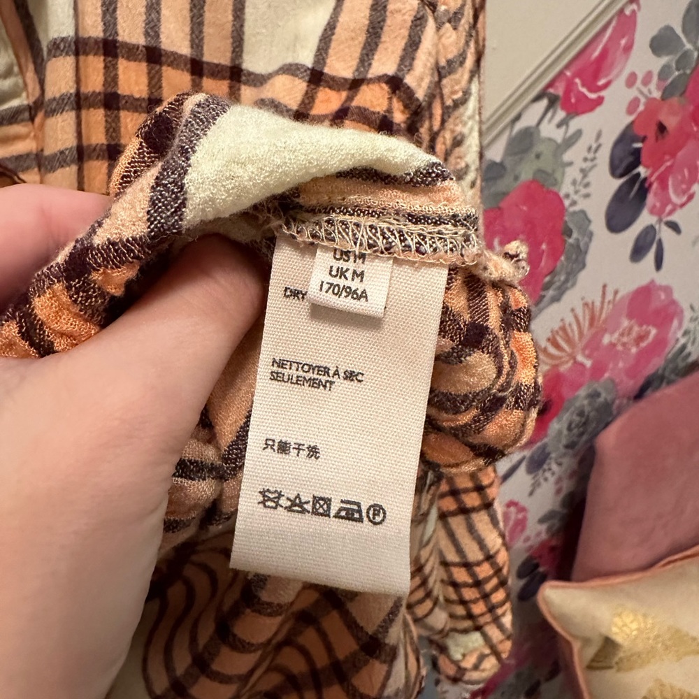 Free People Pacific Dawn Plaid Blouse - Picture 5 of 5